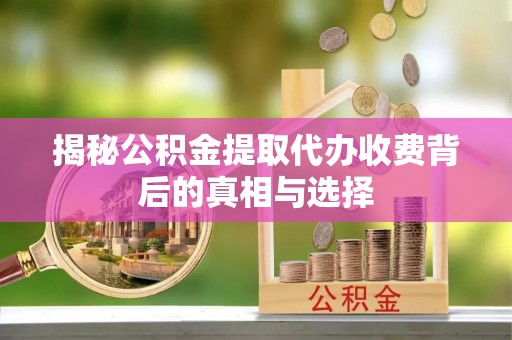 乌拉特前旗揭秘公积金提取代办收费背后的真相与选择